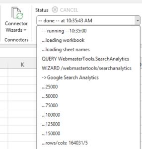 Analytics Edge makes multiple queries to get all your data